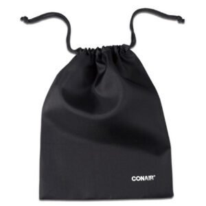 Bolsa de lavandería negra con cordón