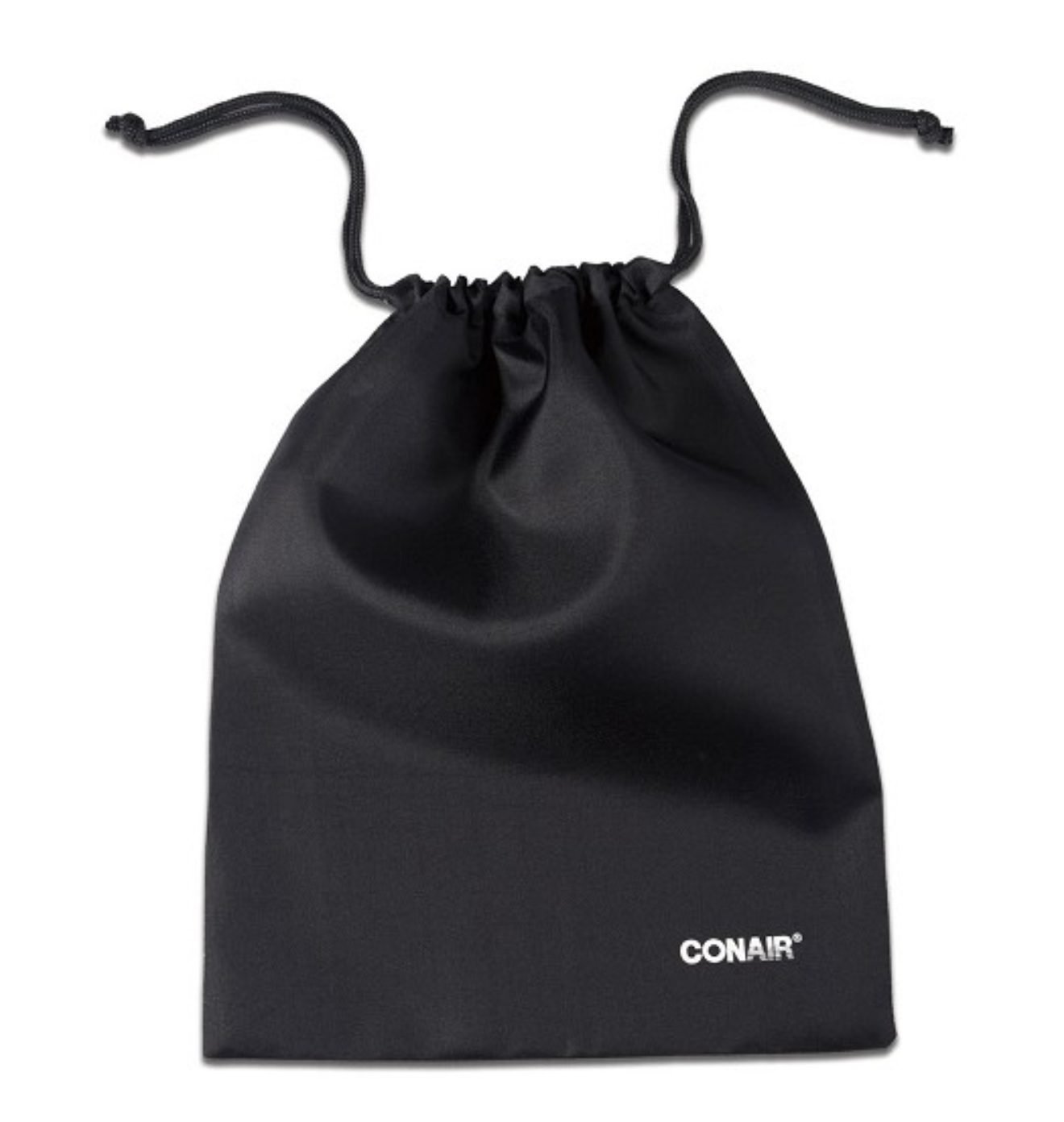 Bolsa de lavandería negra con cordón