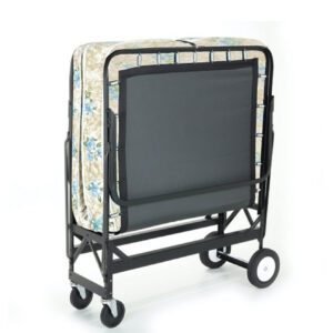 Cama plegable supletoria con estructura metálica