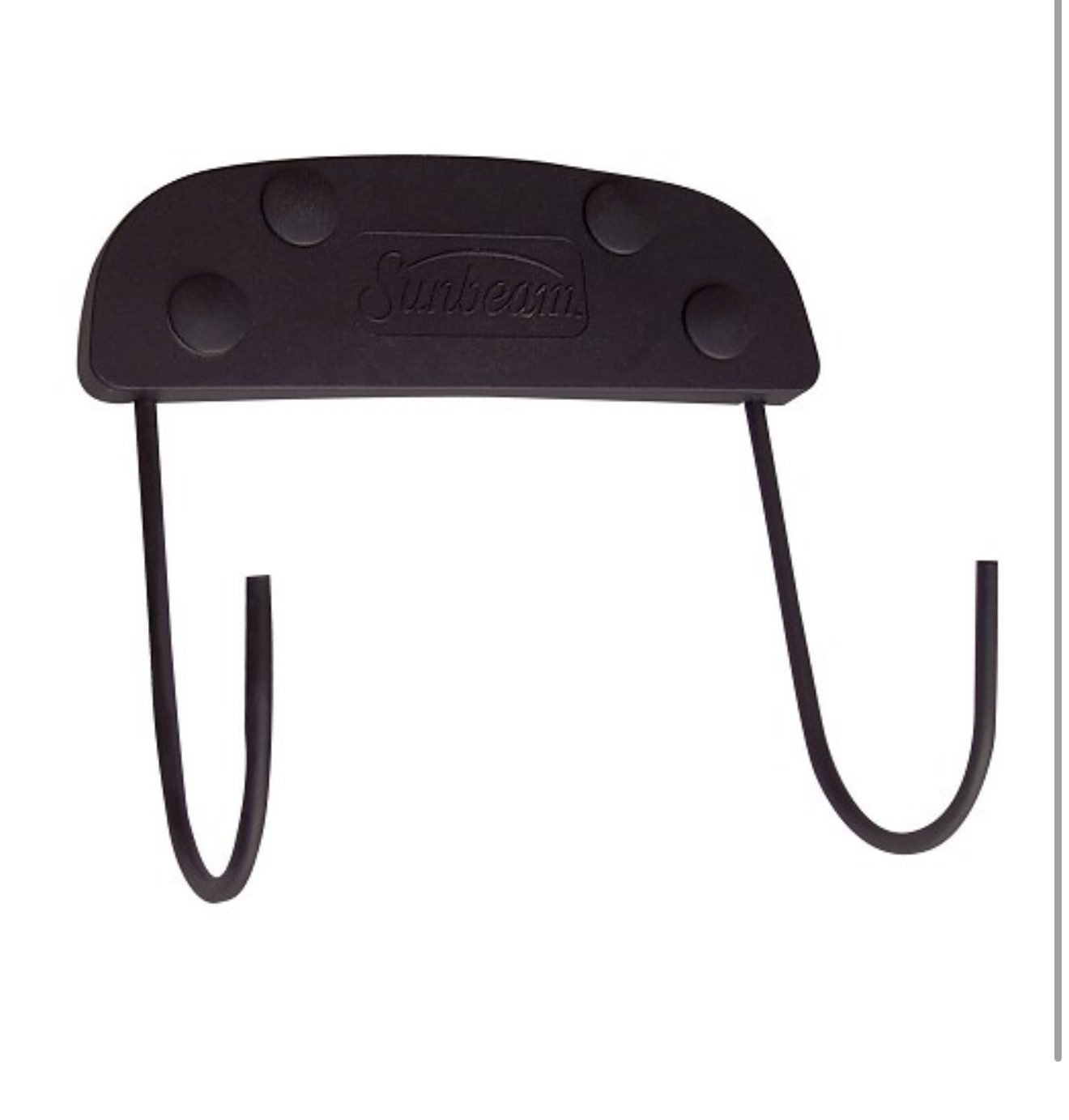 Perchero plegable de metal negro para equipaje
