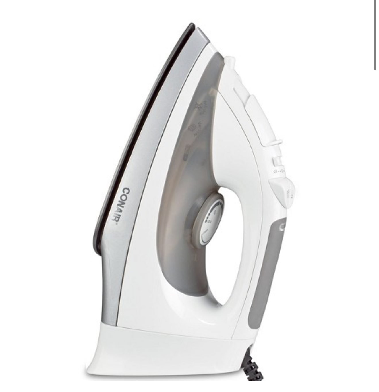 Plancha de vapor blanca para ropa