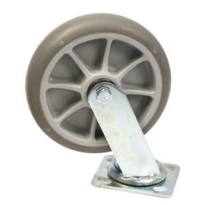 Rueda giratoria industrial para carro de servicio