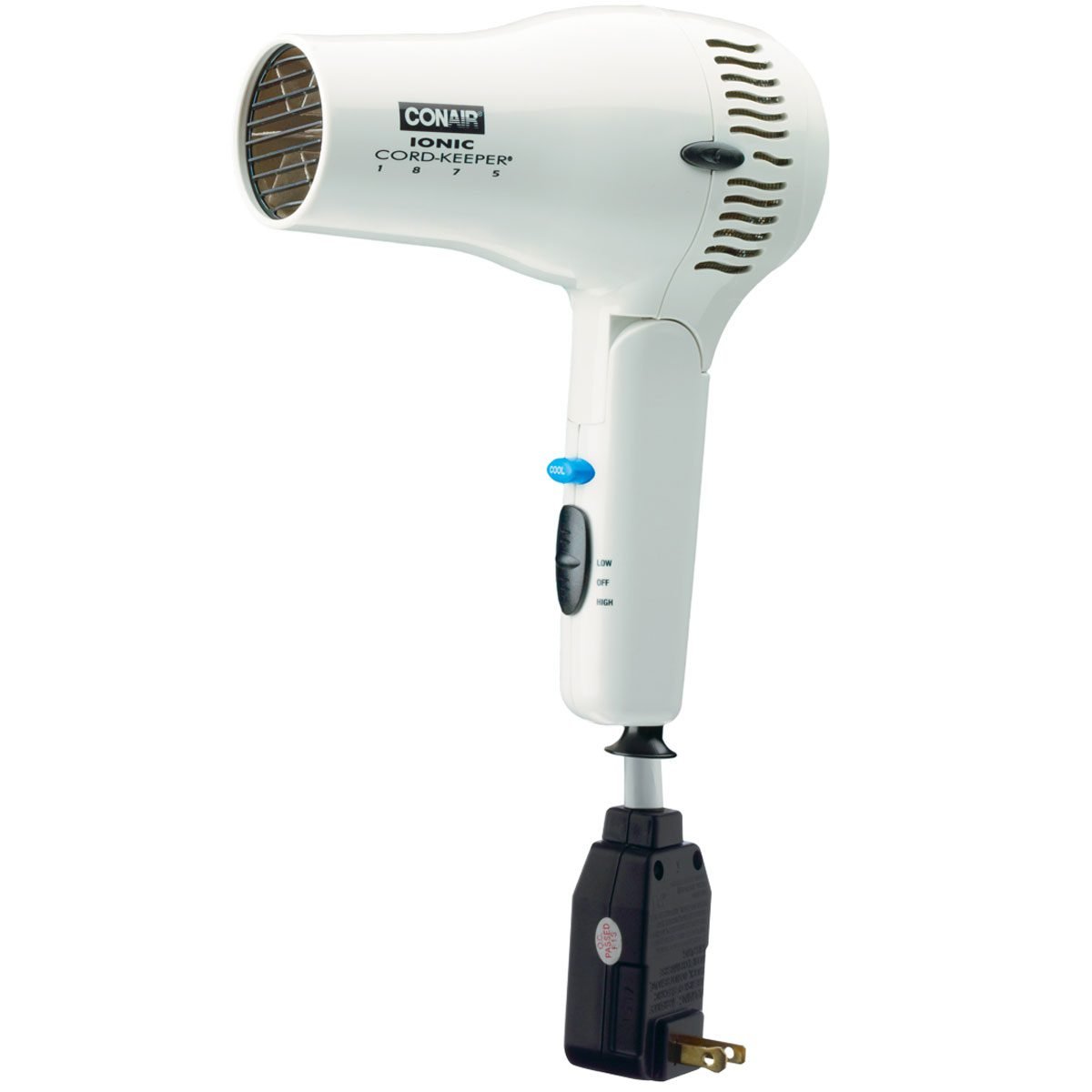 Secadora de cabello blanca para hotel