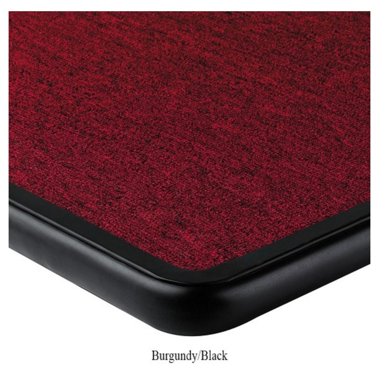 Muestra de alfombra roja para carro de botones