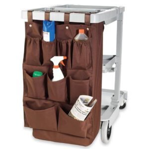 Organizador colgante café para carro de mucama
